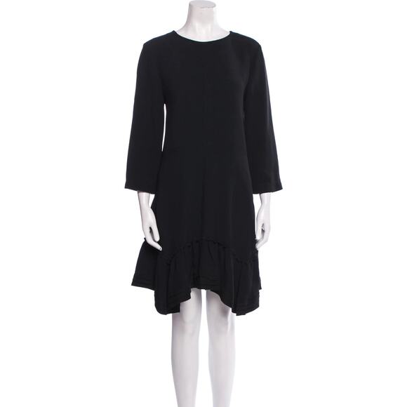 Chloé Sable Scoop Neck Knee length Dress - M - Black - Picture 1 of 6
